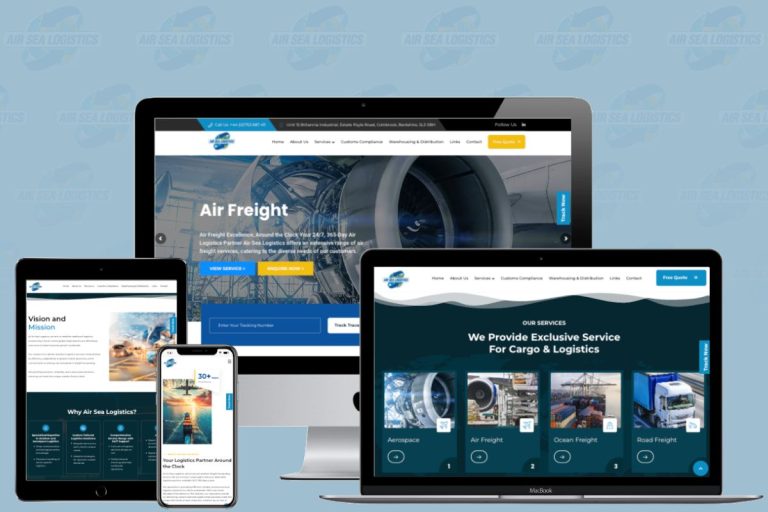 Freight Website Design