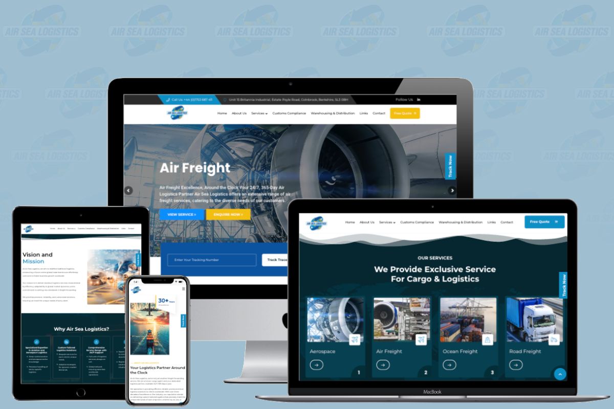 Freight Website Design