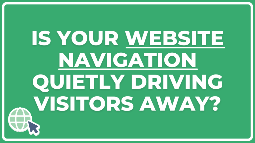 How to improve website menu