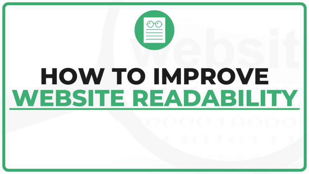 How to Improve Website Readability