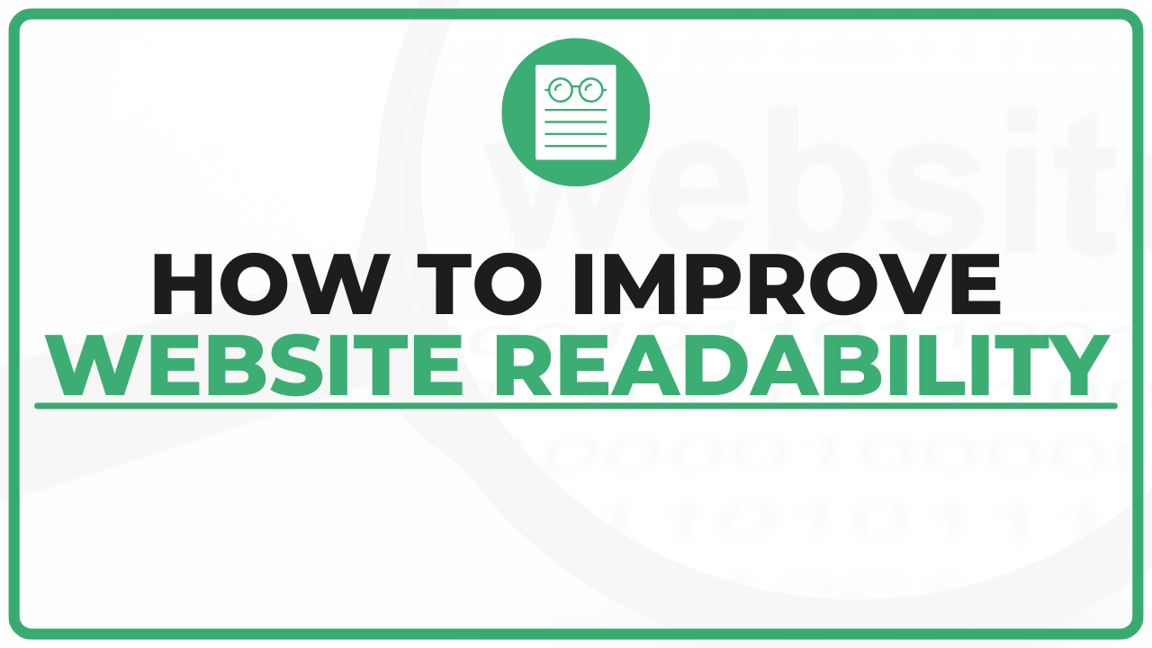 How to Improve Website Readability