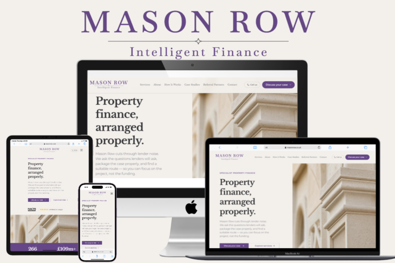 Property Finance Website Redesign